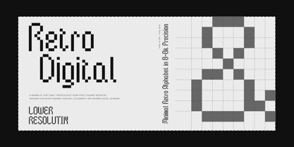 Pixel Byte Font Poster 3