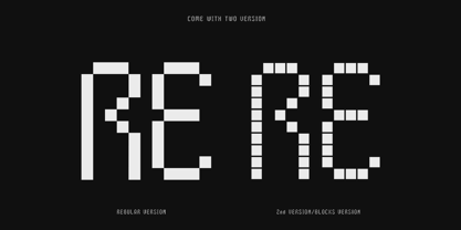 Pixel Byte Font Poster 9