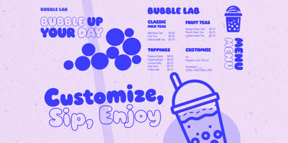 Gummy Loops Font Poster 9