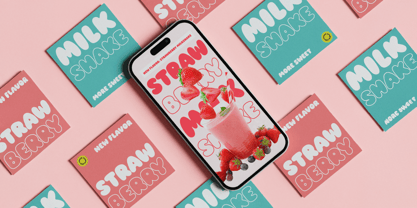 Gummy Loops Font Poster 3