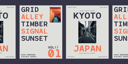 RCL Monoskrn Font Poster 7