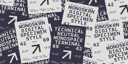 RCL Monoskrn Font Poster 3