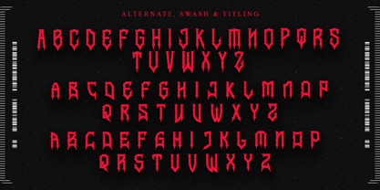 Ravenmorth Font Poster 9