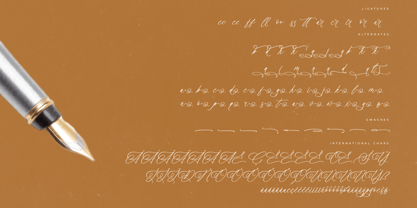 Scarletta Boutique Font Poster 8