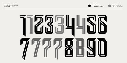 Grenor Inline Font Poster 5