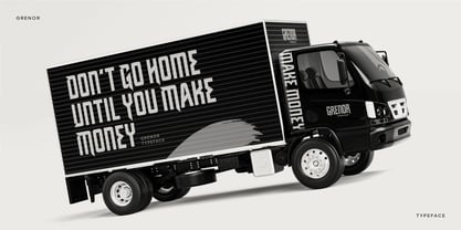 Grenor Inline Font Poster 4