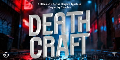 Death Craft Font Poster 1