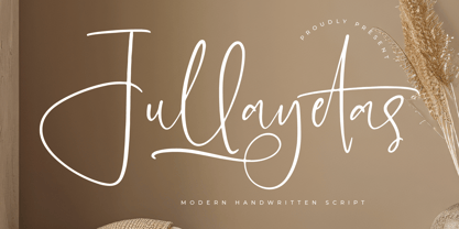 Jullayetas Font Poster 1