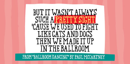 Pretty Sight Font Poster 2