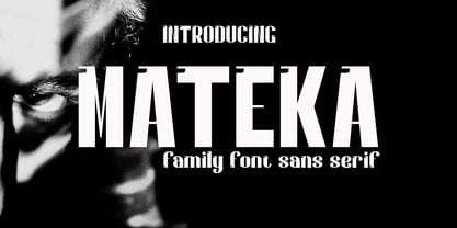 Mateka Font Poster 1
