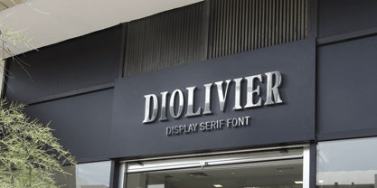 Diolivier Font Poster 3