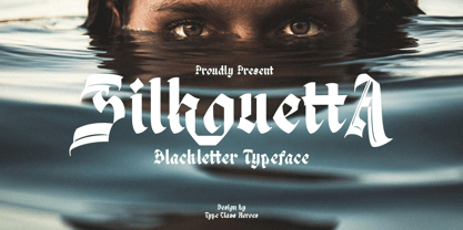 Silhouetta Font Poster 1