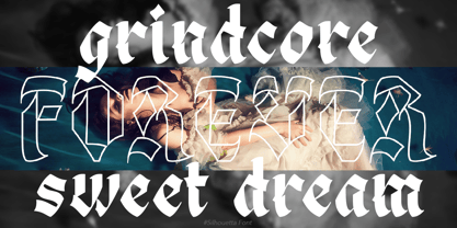 Silhouetta Font Poster 13