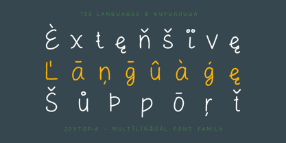 Joytopia Font Poster 2