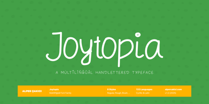 Joytopia Font Poster 1