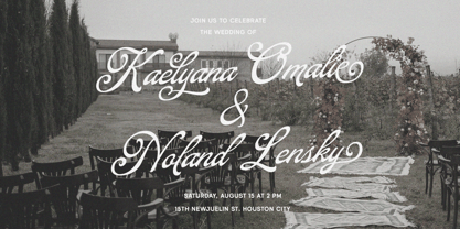Roycella Font Poster 8
