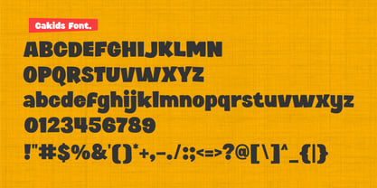 Cakids Font Poster 7