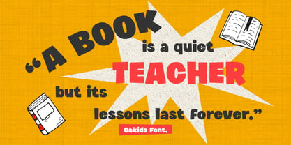 Cakids Font Poster 4