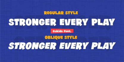 Cakids Font Poster 5