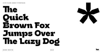 HN Cito Font Poster 7