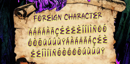 Ghoul Creepy Font Poster 7