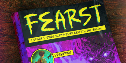 Ghoul Creepy Font Poster 5