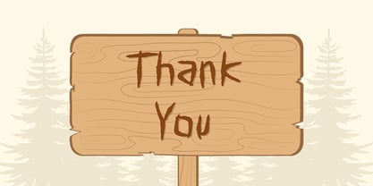 Carved Pine Wood Font Poster 10