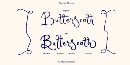Amoratti Blossom Font Poster 6