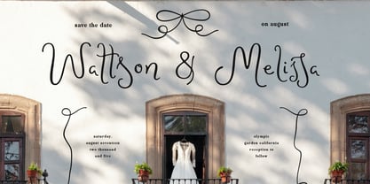 Amoratti Blossom Font Poster 3