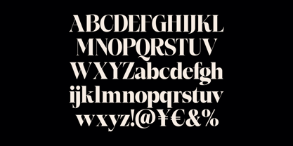Herald Dongue Font Poster 9