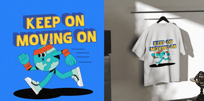 Utimate Caps Cutout Font Poster 10