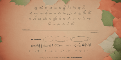 Amarilysse Glowheart Font Poster 6