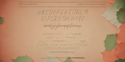 Amarilysse Glowheart Font Poster 4