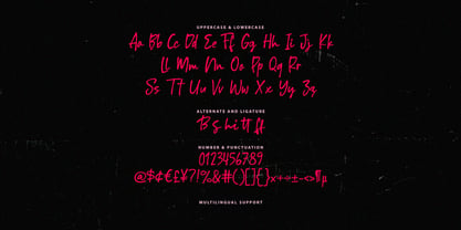 MC Batty Chips Font Poster 6