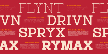 RCL Bricko Font Poster 7