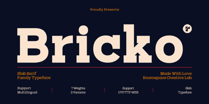 RCL Bricko Font Poster 1