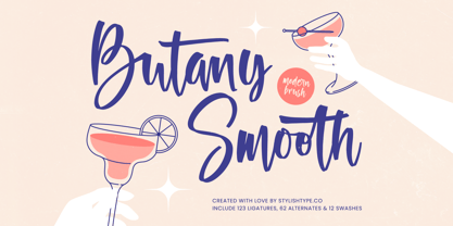 Butany Smooth Font Poster 1