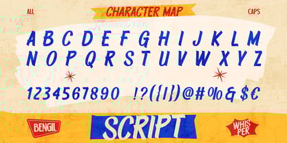 Bengil Whisper Font Poster 7