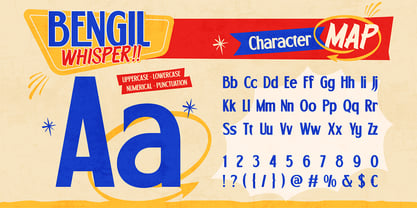 Bengil Whisper Font Poster 2