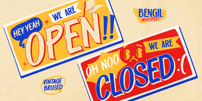 Bengil Whisper Font Poster 10