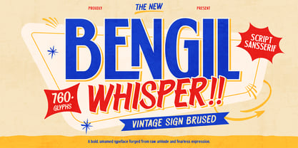 Bengil Whisper Font Poster 1