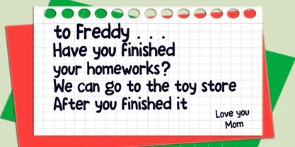 Batagor Marker Font Poster 3