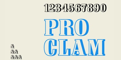 R41 Proclam Font Poster 5