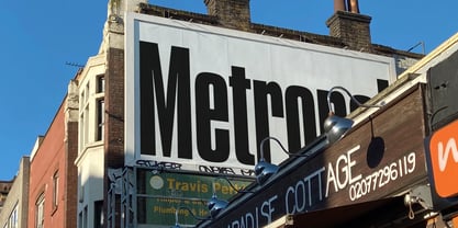 Metropol Font Poster 4