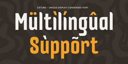 Satline Font Poster 12