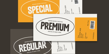 Satline Font Poster 7