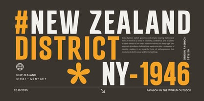 Satline Font Poster 8