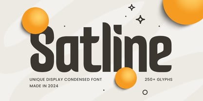 Satline Font Poster 1