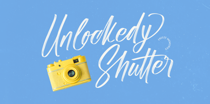 Shade Crush Font Poster 8