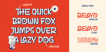 Belayo Font Poster 2